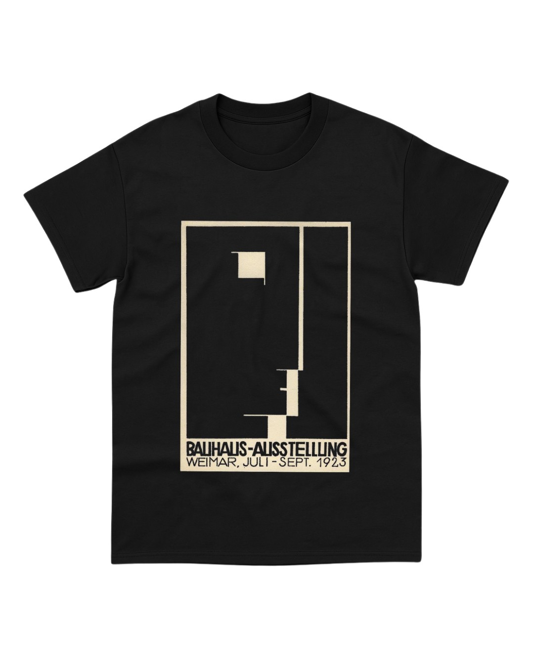 Polera Arte Bauhaus Black Face