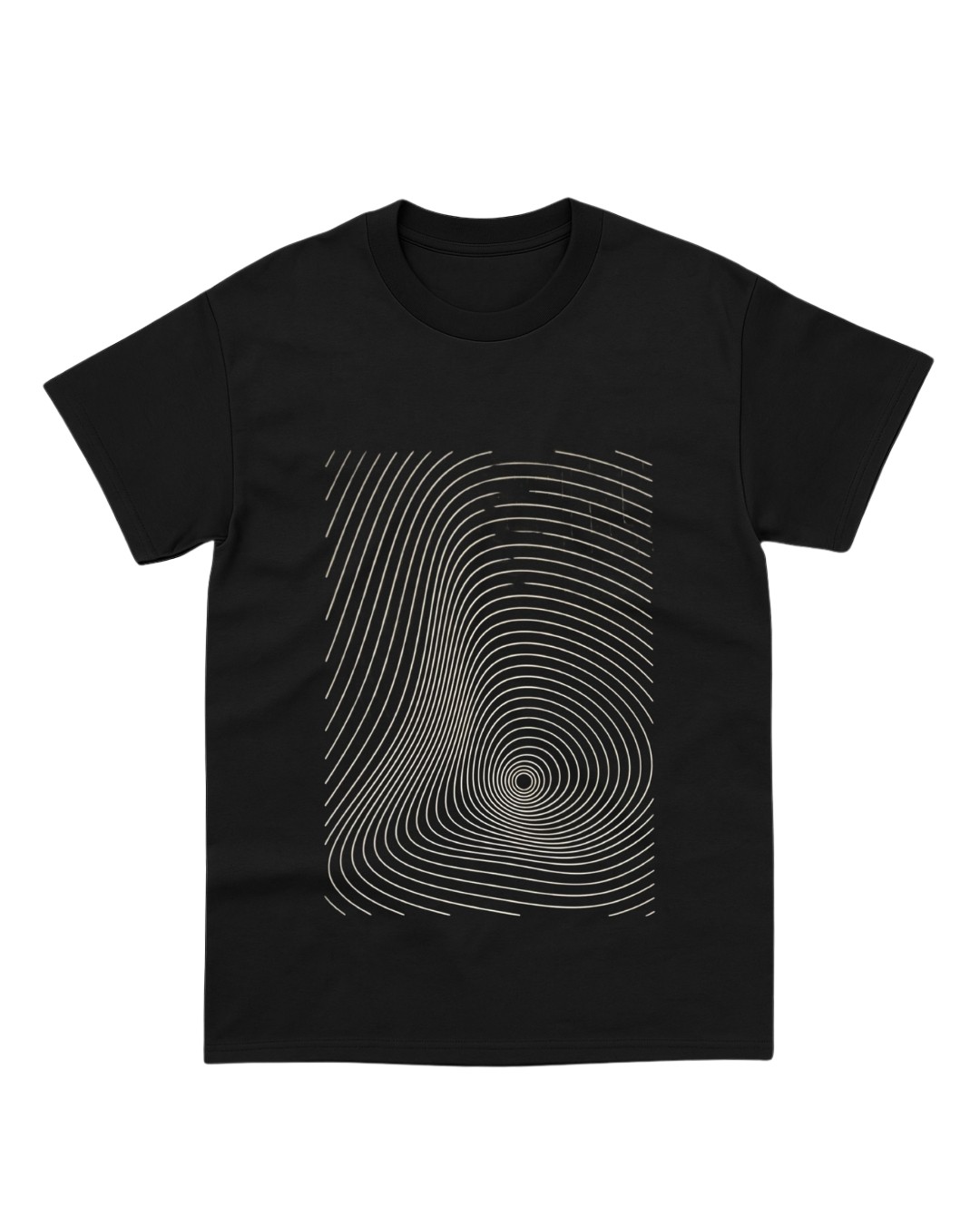 Polera Arte Lineal Black