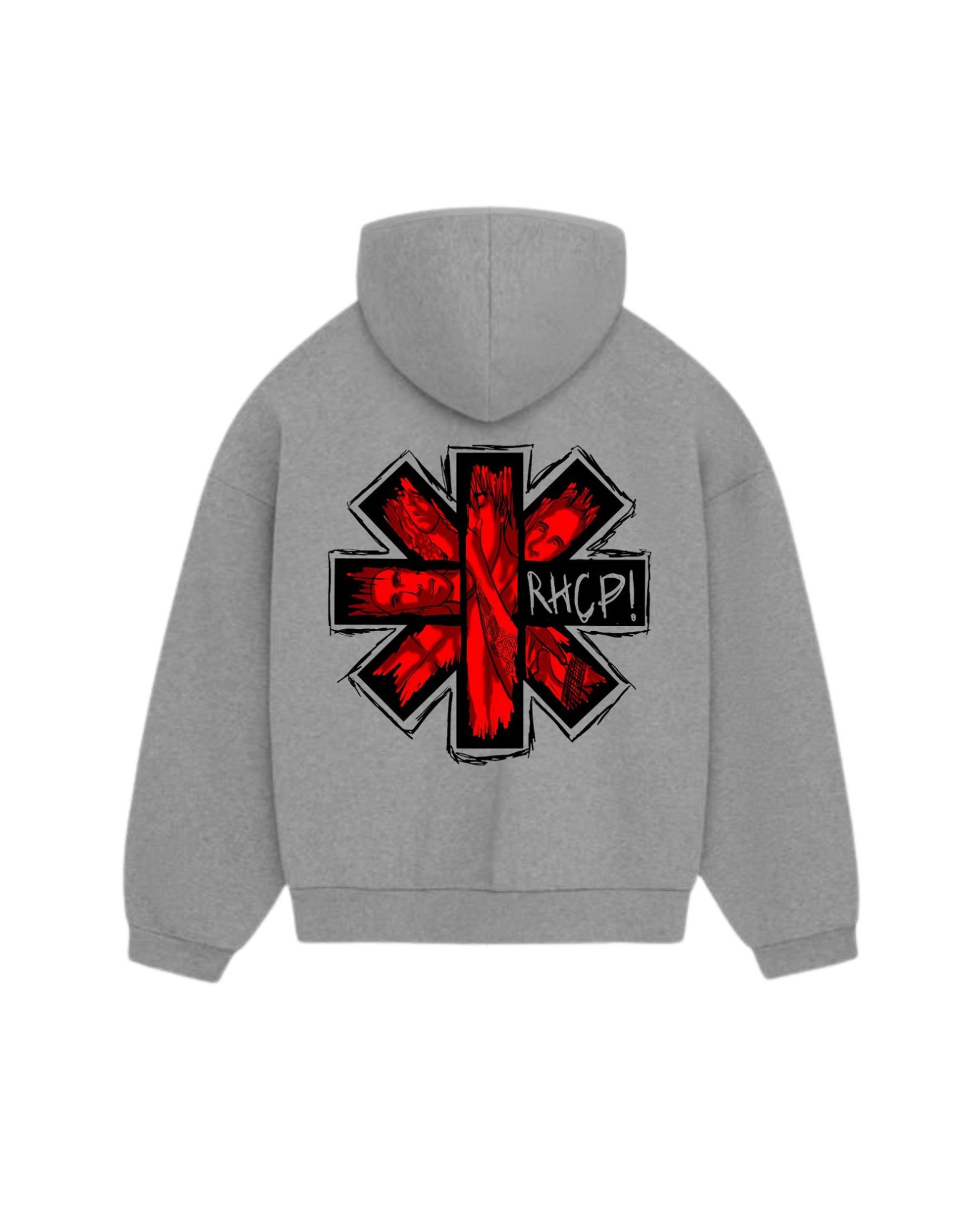 Poleron Red Hot Chilli Peppers Gris