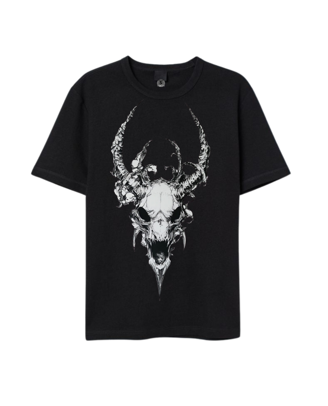 Polera negra Cráneo