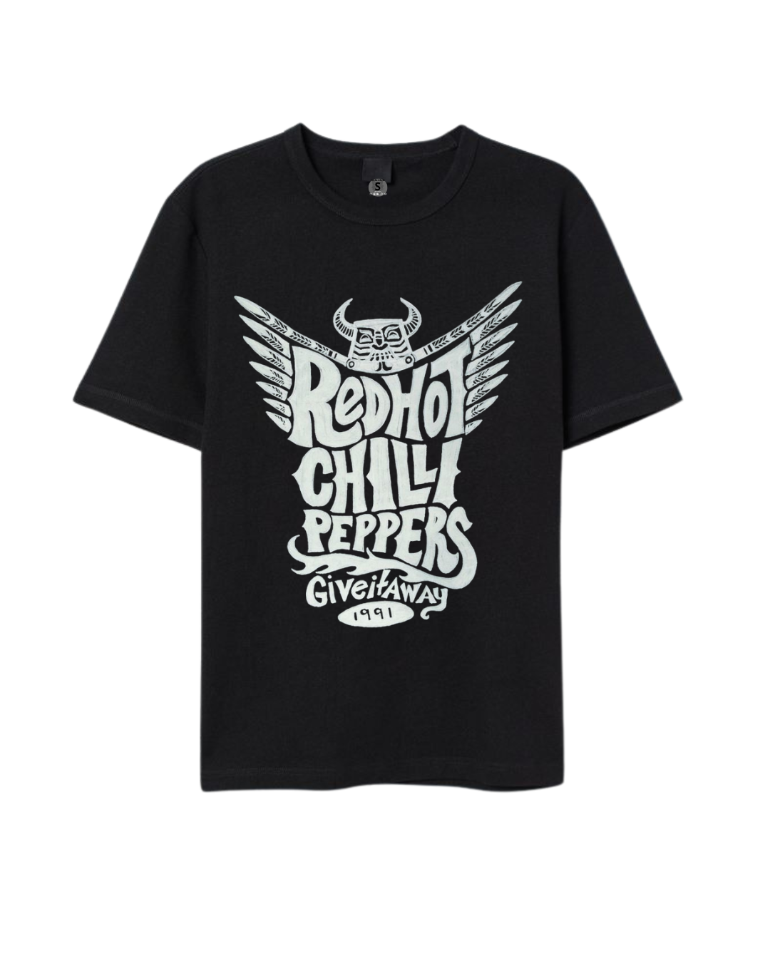 Polera Negra Red Hot Chili Peppers icons