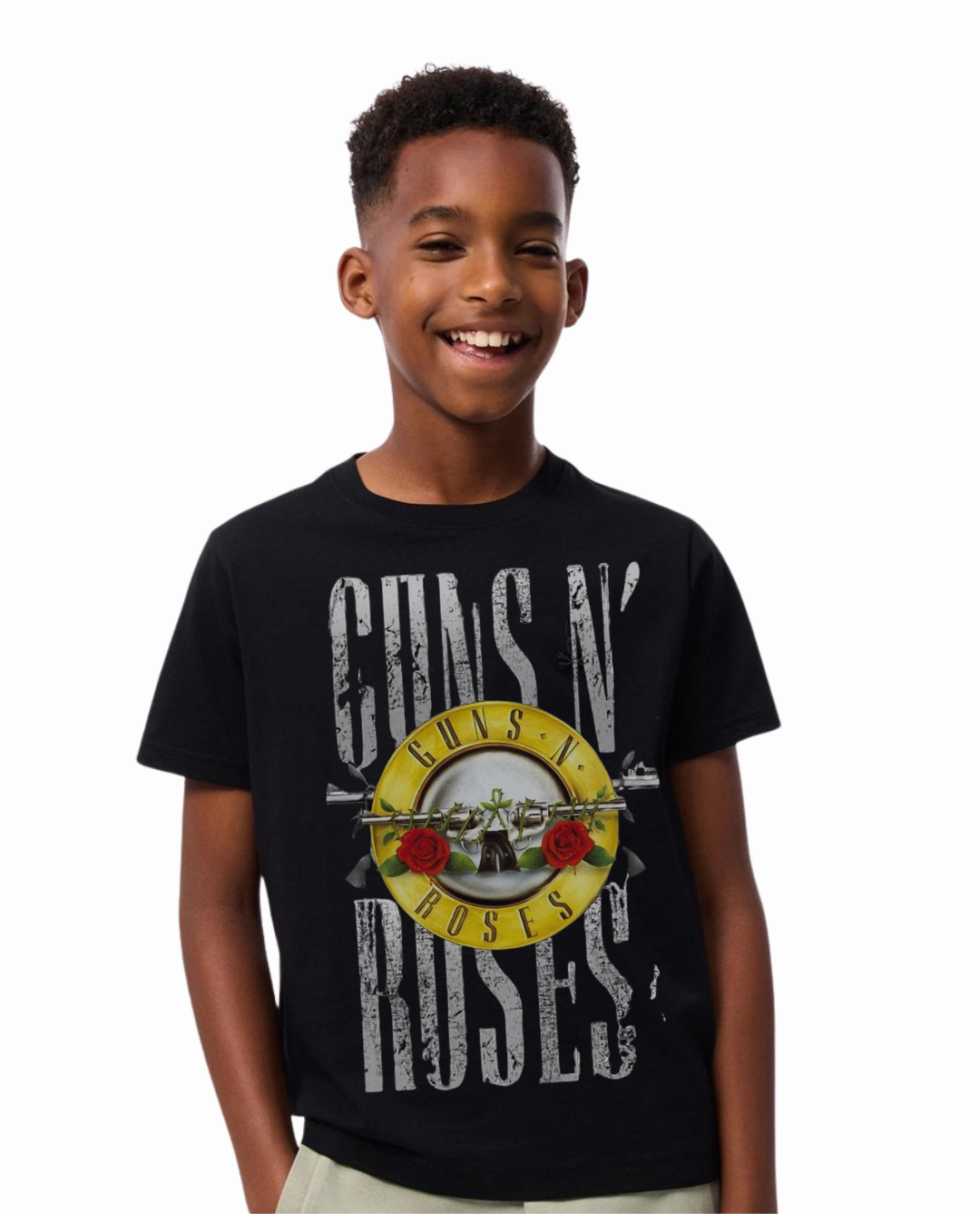 Polera Negra Guns N’ Roses Niño – Rock Kids
